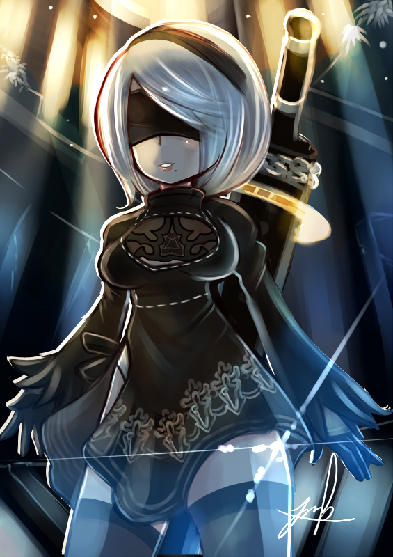 2B&戰艦 - ymkzzzzz的創作 - 巴哈姆特