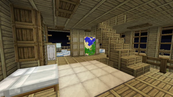 【建築】Minecraft生存建築介紹-雙層小木屋(附閣樓與地下室) - yuuma0609的創作 - 巴哈姆特