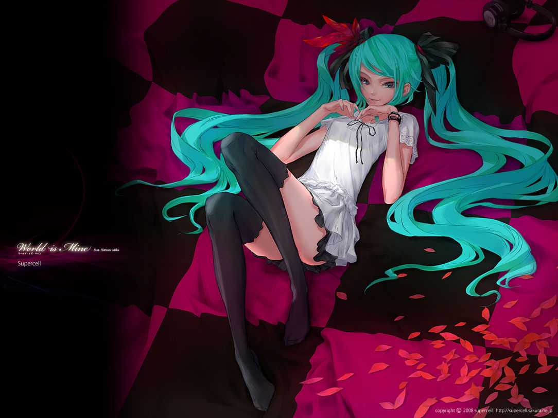 世*ま様 世界て一番おひめさま　ポスター 2点 初音ミク】ワールドイズマイン【中、日、羅歌詞】 - tsukilsao319的