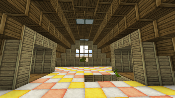 【建築】Minecraft生存建築介紹-雙層小木屋(附閣樓與地下室) - yuuma0609的創作 - 巴哈姆特