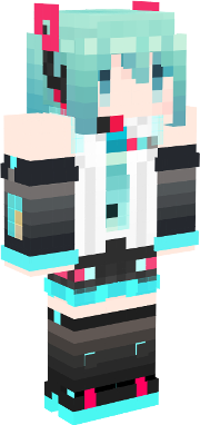 Minecraft Skin 再一次的初音ミクv4x A的創作 巴哈姆特