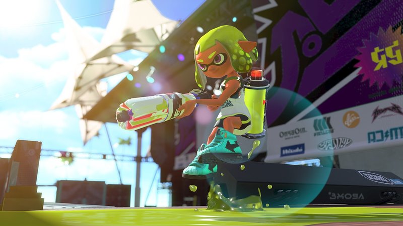 【問題】每位紳士淑女都要有一把－『SPLATOON 2』追加新武器「保護傘」 @NS / Nintendo Switch 哈啦板 - 巴哈姆特