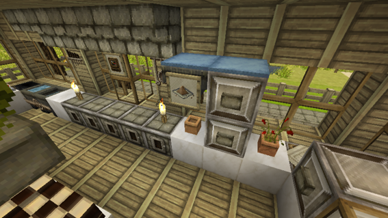 建築 Minecraft生存建築介紹 雙層小木屋 附閣樓與地下室 Yuuma0609的創作 巴哈姆特