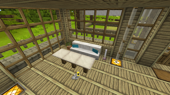 建築 Minecraft生存建築介紹 雙層小木屋 附閣樓與地下室 Yuuma0609的創作 巴哈姆特