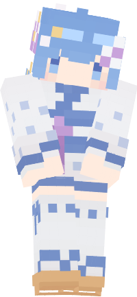 Re:Zero | Rem | kimono ver Minecraft Skin