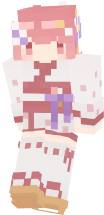 Re:Zero | Ram | kimono ver Minecraft Skin