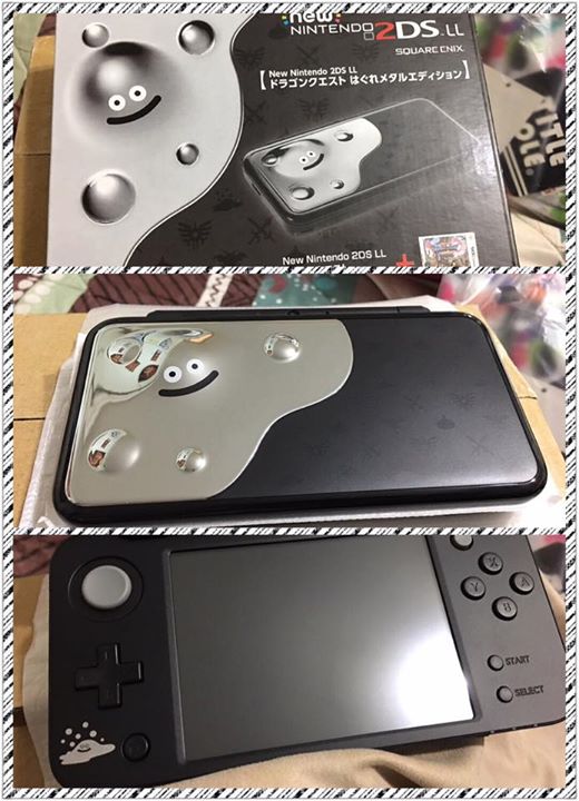 心得 2ds Ll金屬史萊姆限定機開箱 N3ds Nintendo 3ds 哈啦板 巴哈姆特