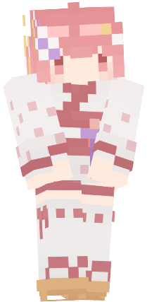 Re:Zero | Ram | kimono ver Minecraft Skin