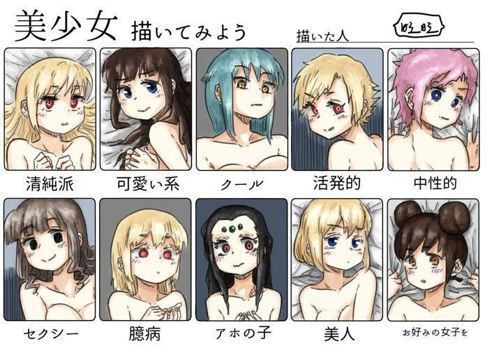 美少女描いてみよう Lf2com的創作 巴哈姆特