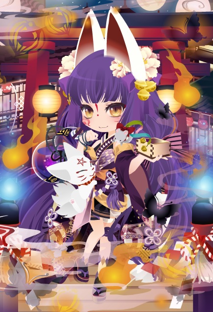 紙娃 慶祝妲己解禁獸神化 的賀圖 怪物彈珠哈啦板 巴哈姆特