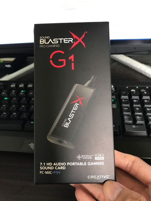 心得】開箱Sound BlasterX G1 @電腦應用綜合討論哈啦板- 巴哈姆特