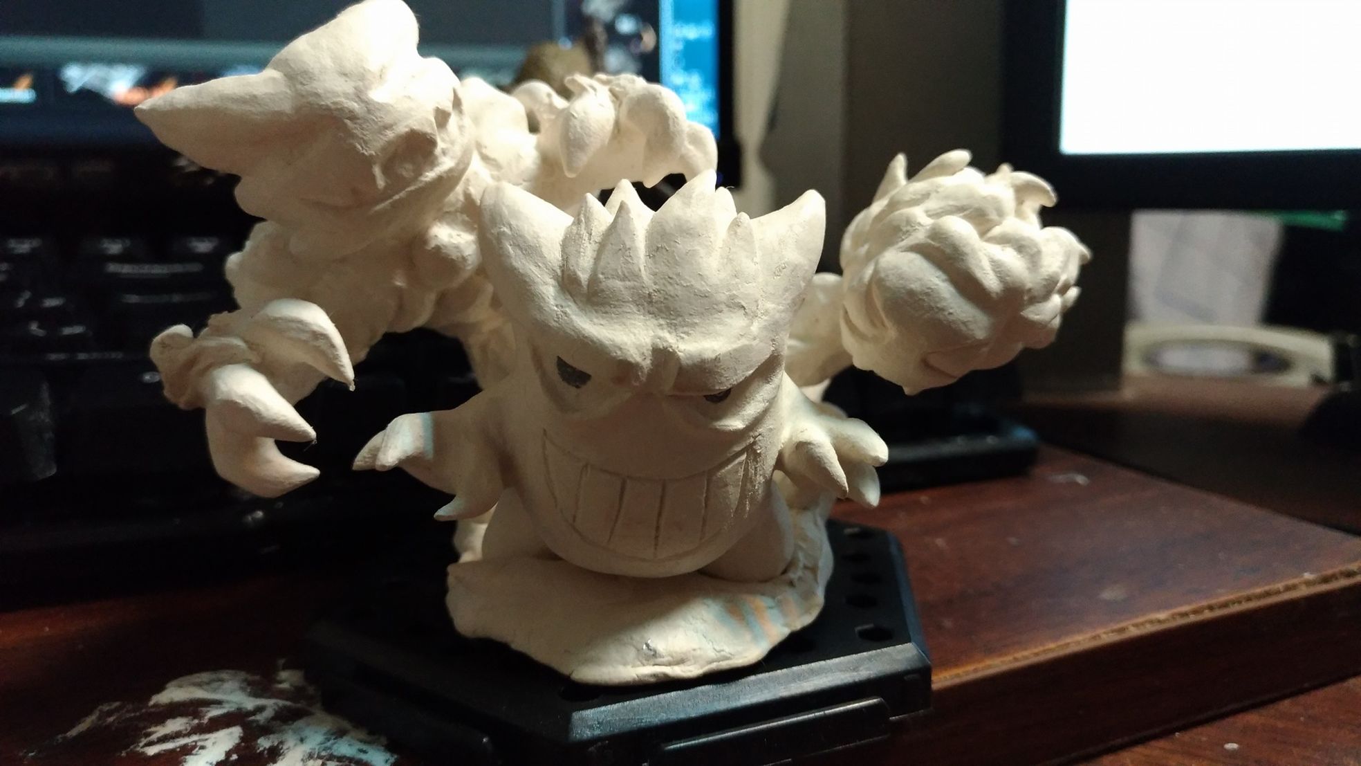 【模型製作】魔神仔- 三人組完成～ - hongiue的創作 - 巴哈姆特