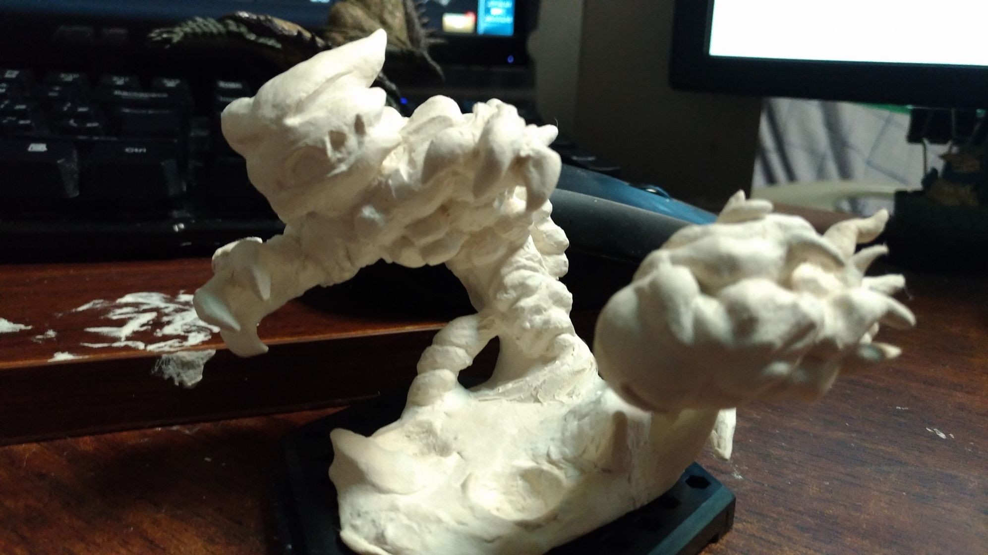 【模型製作】魔神仔- 三人組完成～ - hongiue的創作 - 巴哈姆特