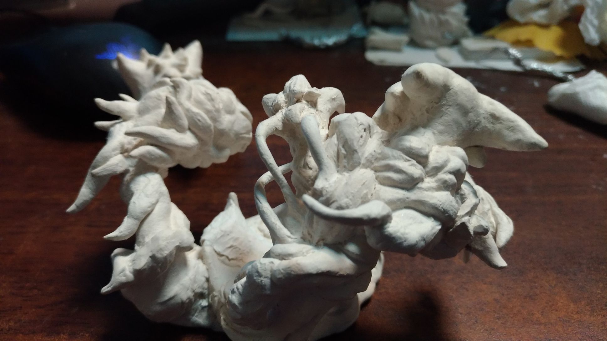 【模型製作】魔神仔- 三人組完成～ - hongiue的創作 - 巴哈姆特