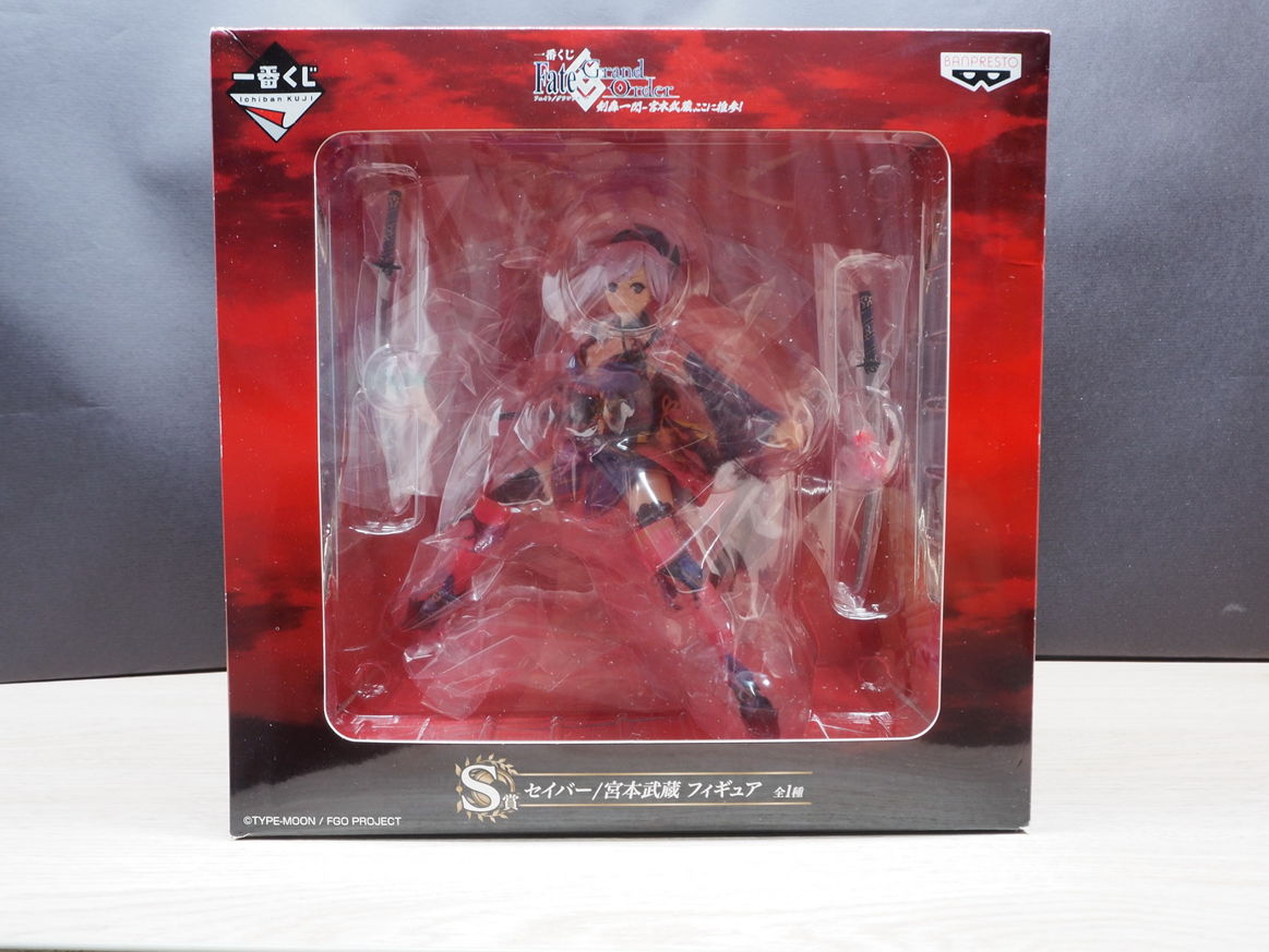 心得 簡單開箱一番賞s賞fate Grand Order 劍轟一閃宮本武藏 綜合公仔玩具討論區哈啦板 巴哈姆特