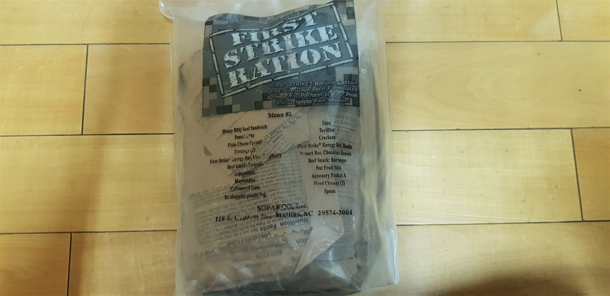 【心得】美軍First Strike Ration Menu 3 開箱文 @軍事策略 哈啦板 - 巴哈姆特