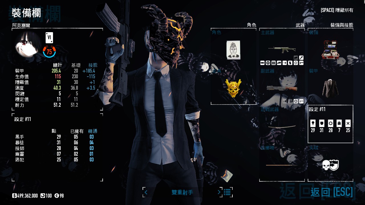 心得 散彈流打悶了 來玩突擊步槍吧 配套和技能 劫薪日payday 系列哈啦板 巴哈姆特