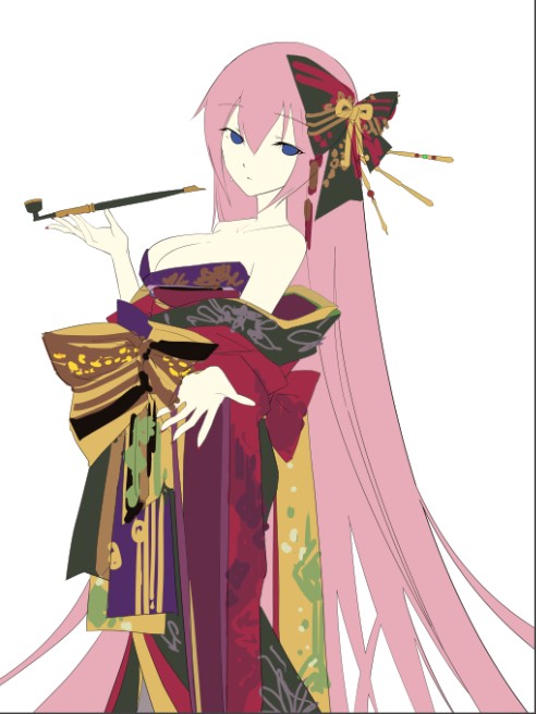 達人專欄 巡音 花魁 Shadowgray的創作 巴哈姆特