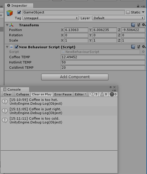 Unity Script 筆記3 [ if else float ] - evan111000的創作 - 巴哈姆特