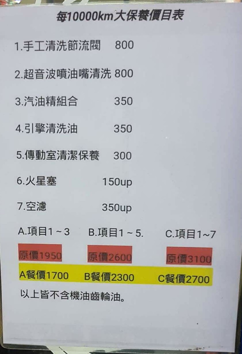 問題 機車大保價格項目問題 汽機車討論哈啦板 巴哈姆特