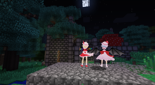 CustomSteve (Minecraft MMD模組) 多人測試 - a420040324的創作 - 巴哈姆特