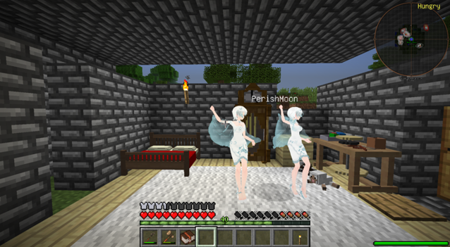 CustomSteve (Minecraft MMD模組) 多人測試 - a420040324的創作 - 巴哈姆特