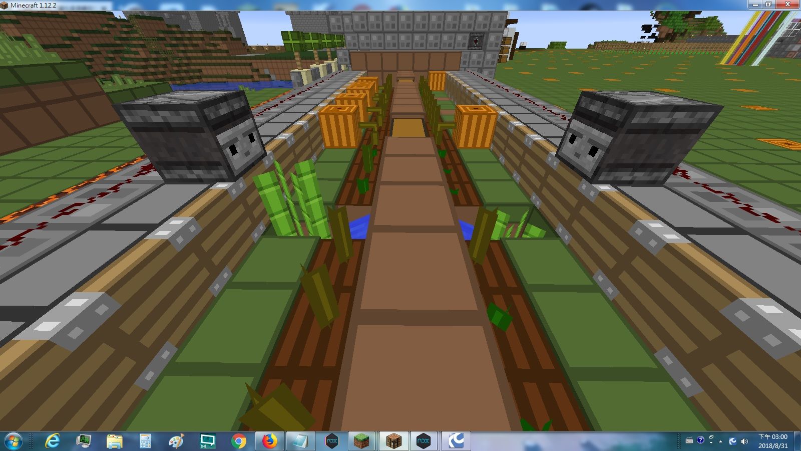 情報 研究了簡化全自動採收西瓜南瓜作物 Minecraft 我的世界 當個創世神 哈啦板 巴哈姆特