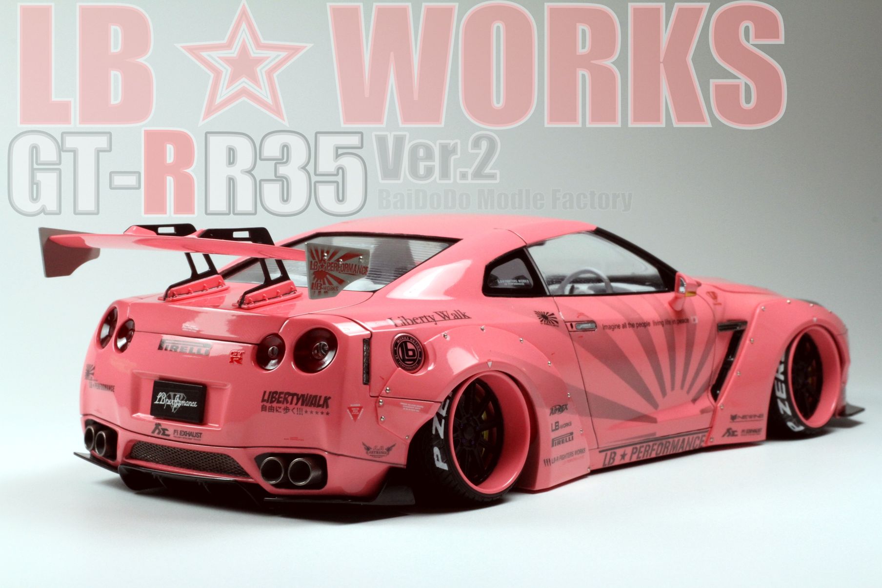 達人專欄 粉紅狂潮lb Works Gt R R35 Ver 2 Xza的創作 巴哈姆特