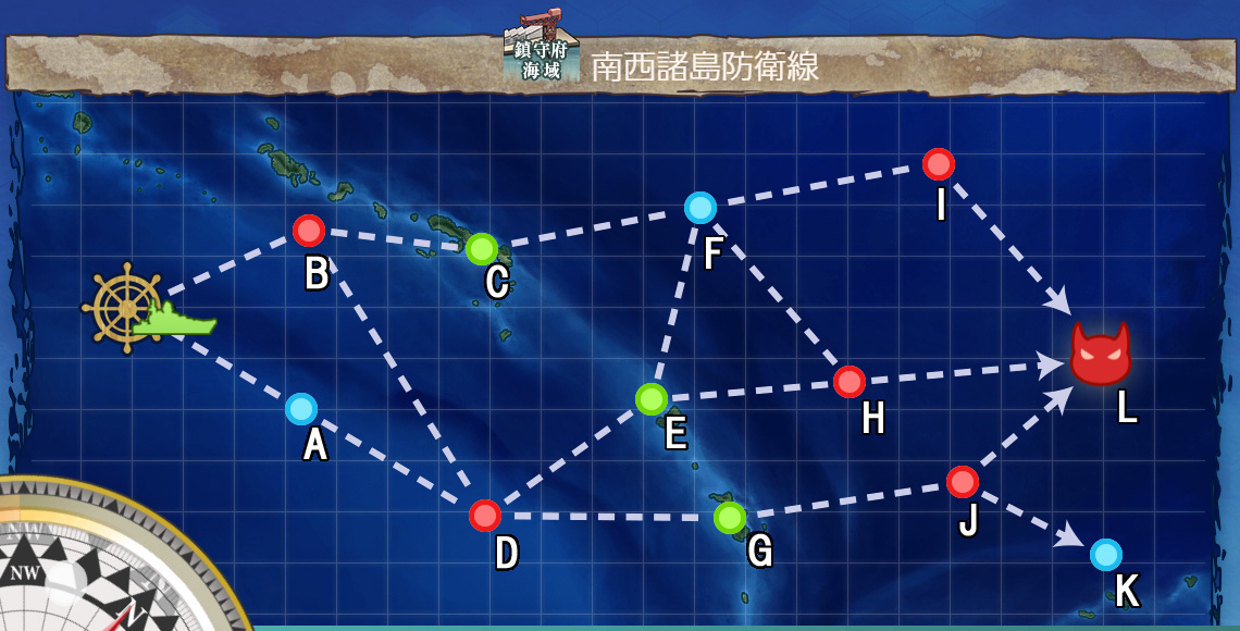 艦隊收藏二期 海域攻略導航 第一海域 鎮守府海域 Agaresttoma的創作 巴哈姆特