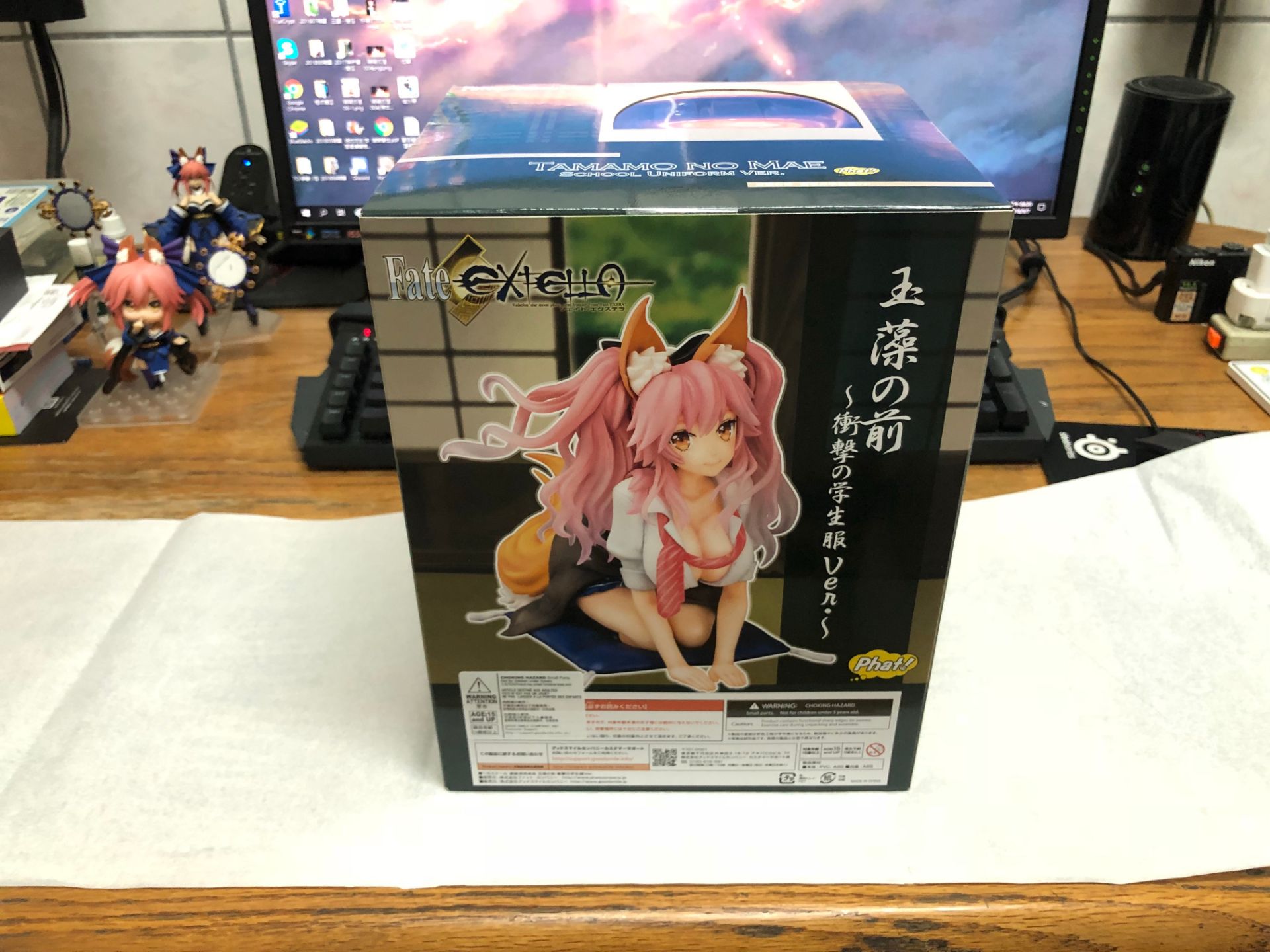 心得】[開箱] Fate/EXTELLA 玉藻前衝擊的學生服Ver. @綜合公仔