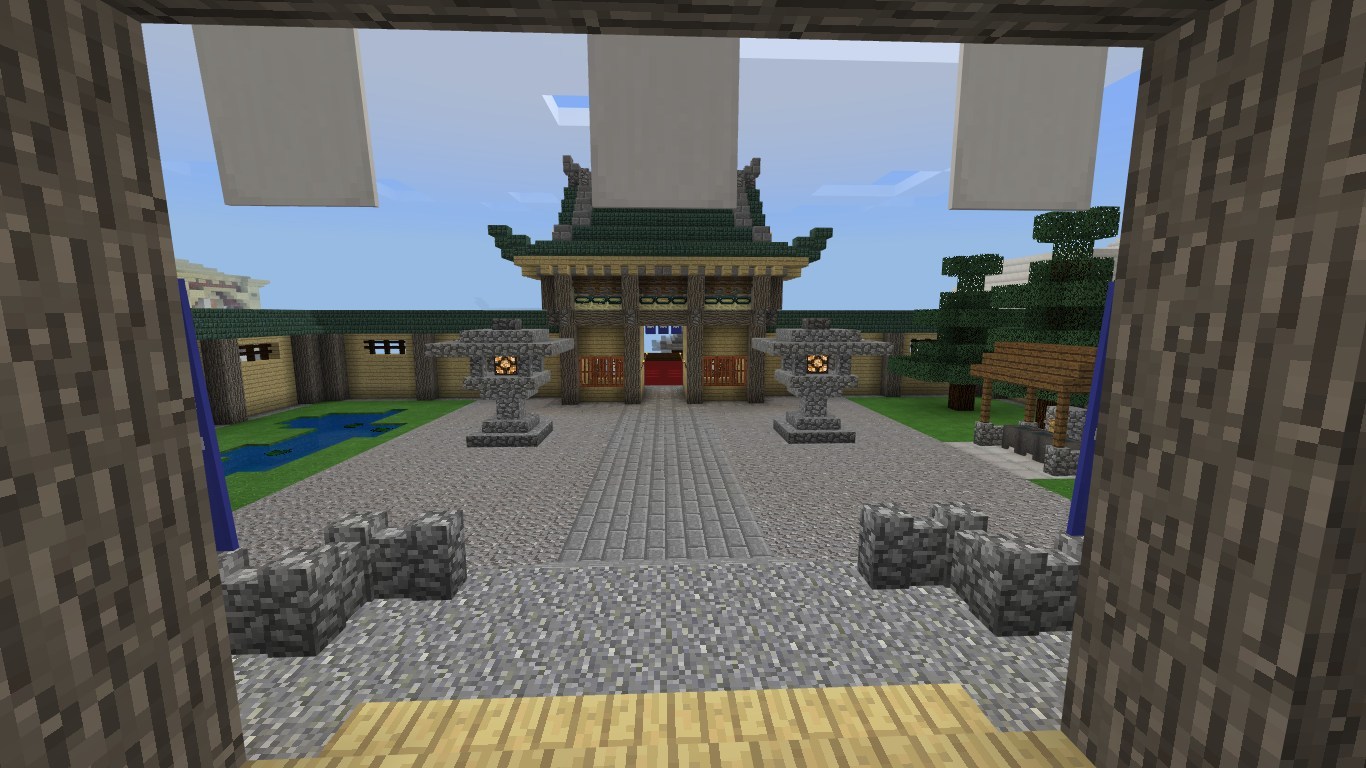 城市建設 日式建物群 Mcpe Minecraft 我的世界 當個創世神 哈啦板 巴哈姆特