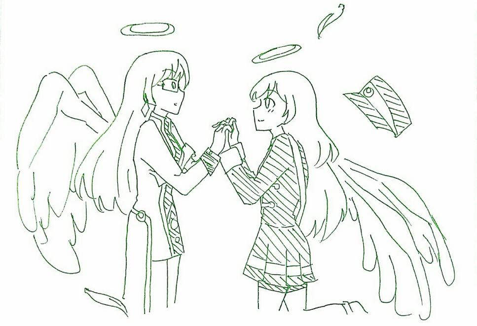 【其他】新舊天使的短漫(圖多注意)(更新墮天使烏列爾+一點點介紹 @怪物彈珠 哈啦板 - 巴哈姆特