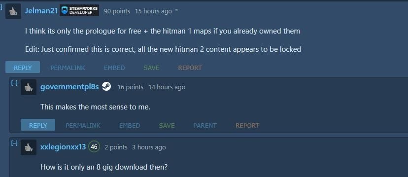 【情報】免費領 HITMAN™ 2 @Steam 綜合討論板 哈啦板 - 巴哈姆特