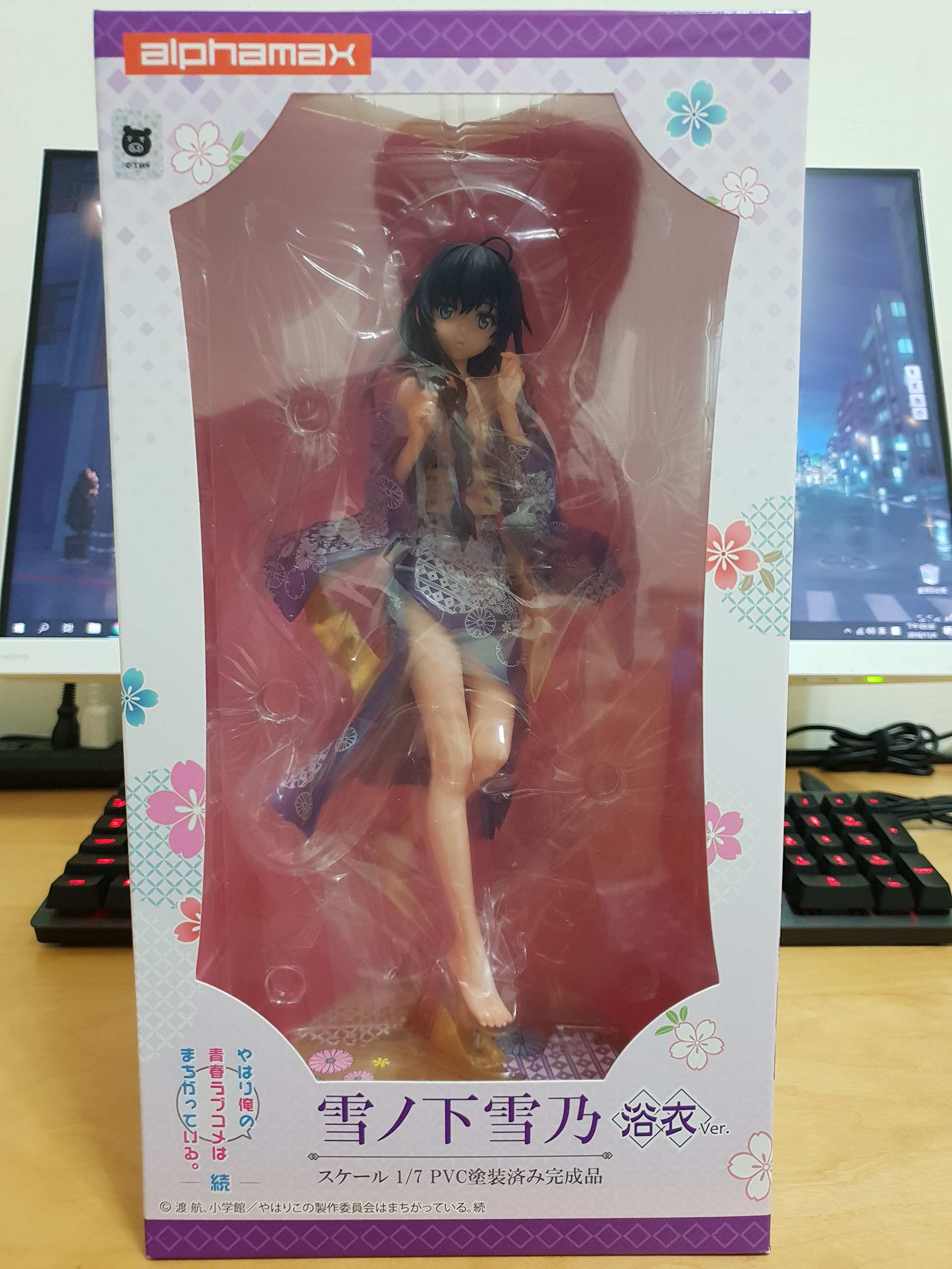 心得】[心得] alphamax 果青雪之下雪乃浴衣Ver. 1/7 PVC @綜合公仔玩具