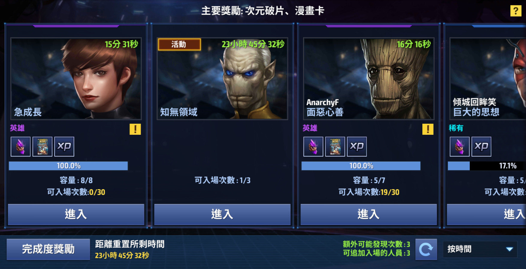 攻略 V 4 6 0 新手 回鍋 全階段大補帖 超 12 22更 Marvel Future Fight Tw