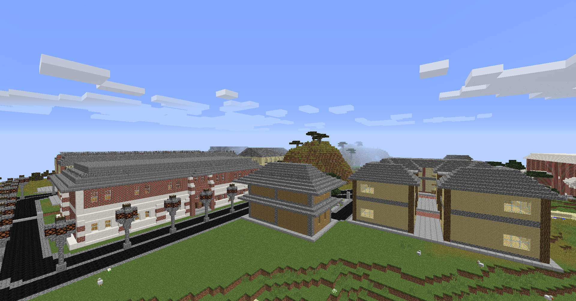 閒聊 半 自製小鎮分享 Minecraft 我的世界 當個創世神 哈啦板 巴哈姆特