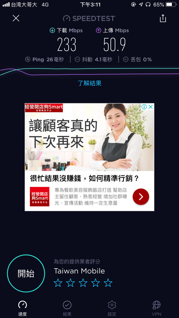 情報 台灣大哥大的強波器什麼鳥速度啊 智慧型手機哈啦板 巴哈姆特