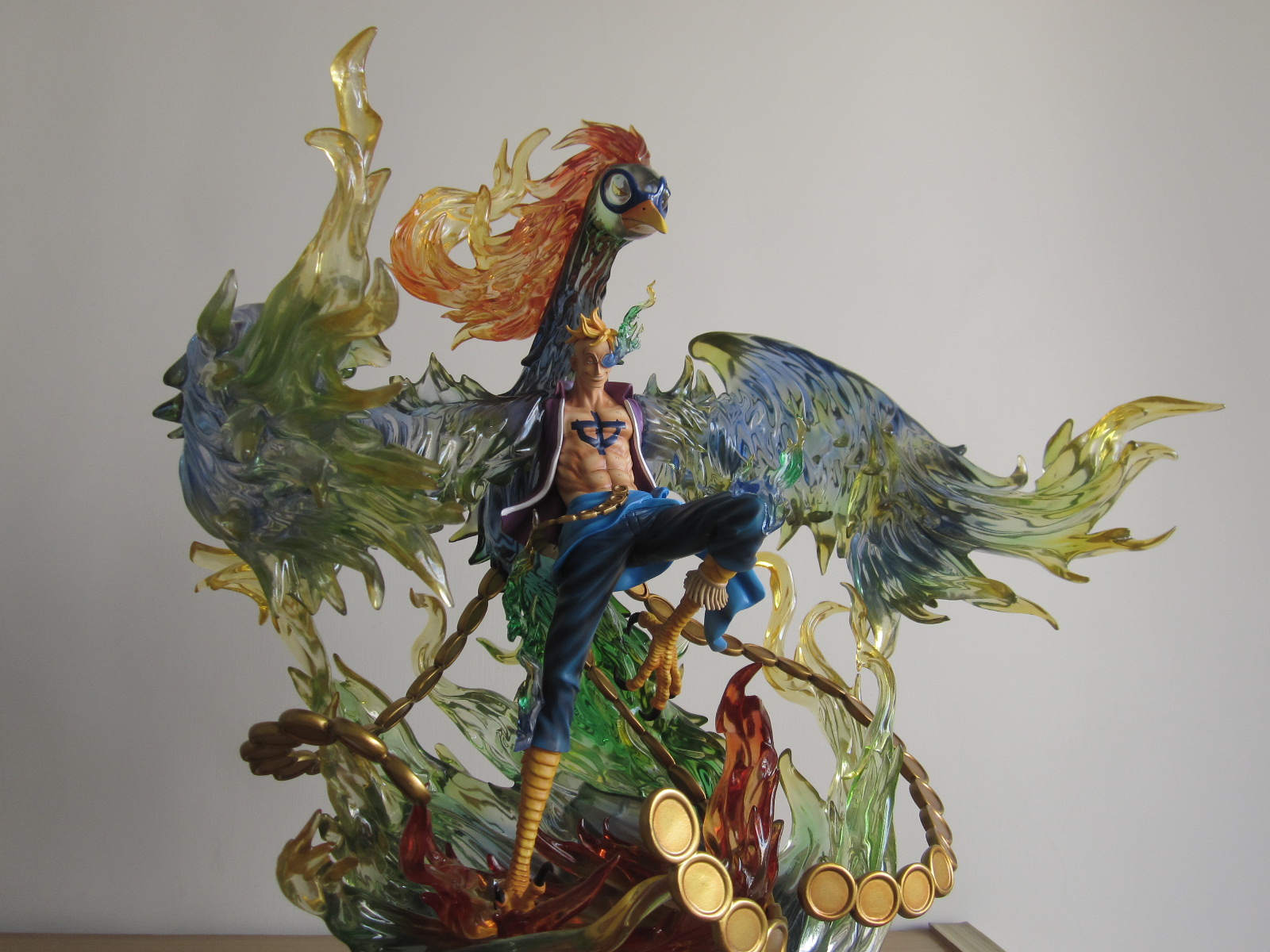 心得 Gk 雕像 不死鳥 馬可獸化實拍分享 航海王one Piece 海賊王 哈啦板 巴哈姆特