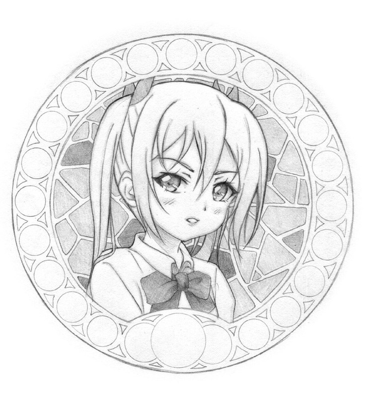 閒聊 最近畫的女性動漫角色鉛筆畫1 30新增 畫技交流區哈啦板 巴哈姆特