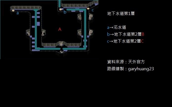 地下水道 地圖 Garyhuang23的創作 巴哈姆特