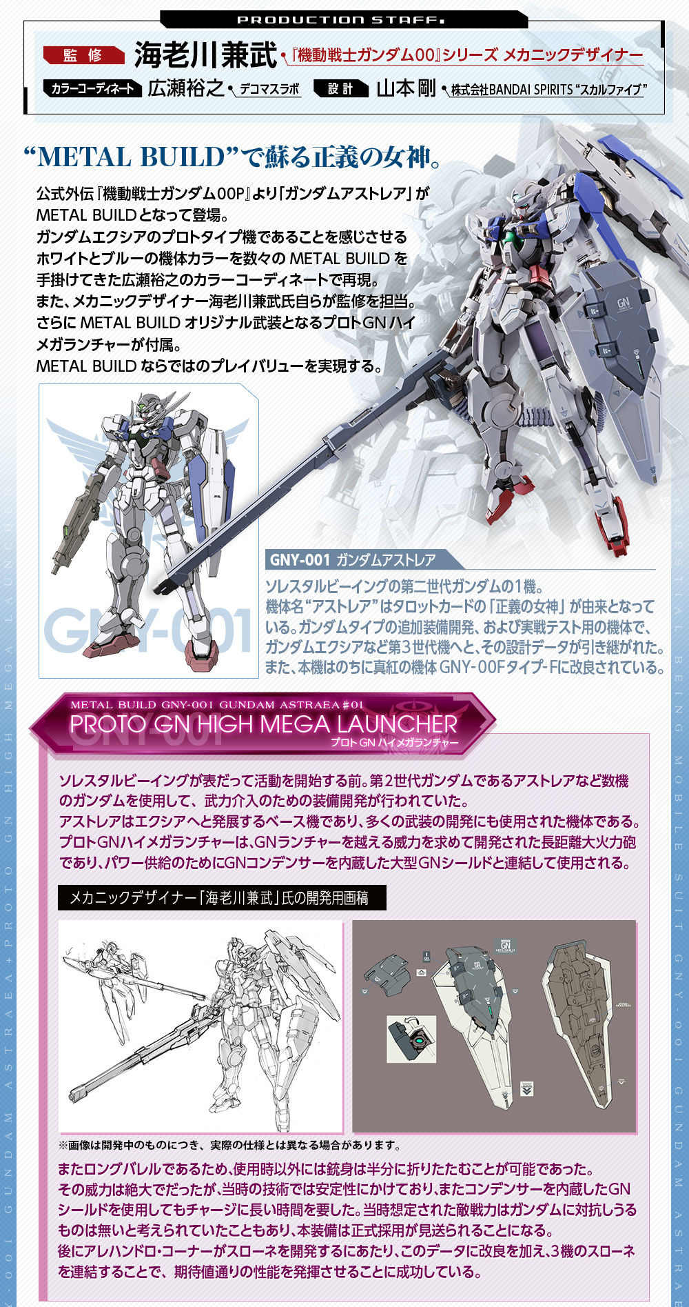 情報】METAL BUILD ガンダムアストレア＋プロトGNハイメガランチャー白色正義女神@綜合公仔玩具討論區哈啦板- 巴哈姆特