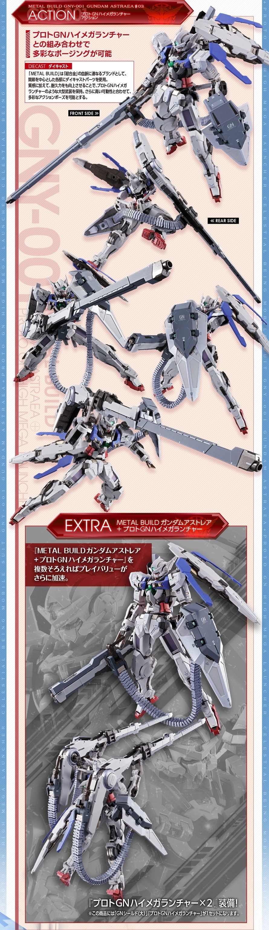 情報】METAL BUILD ガンダムアストレア＋プロトGNハイメガランチャー白色正義女神@綜合公仔玩具討論區哈啦板- 巴哈姆特