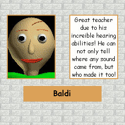Baldi's Basics In Education And Learning人物介紹-Baldi - Freddy0225的創作 - 巴哈姆特