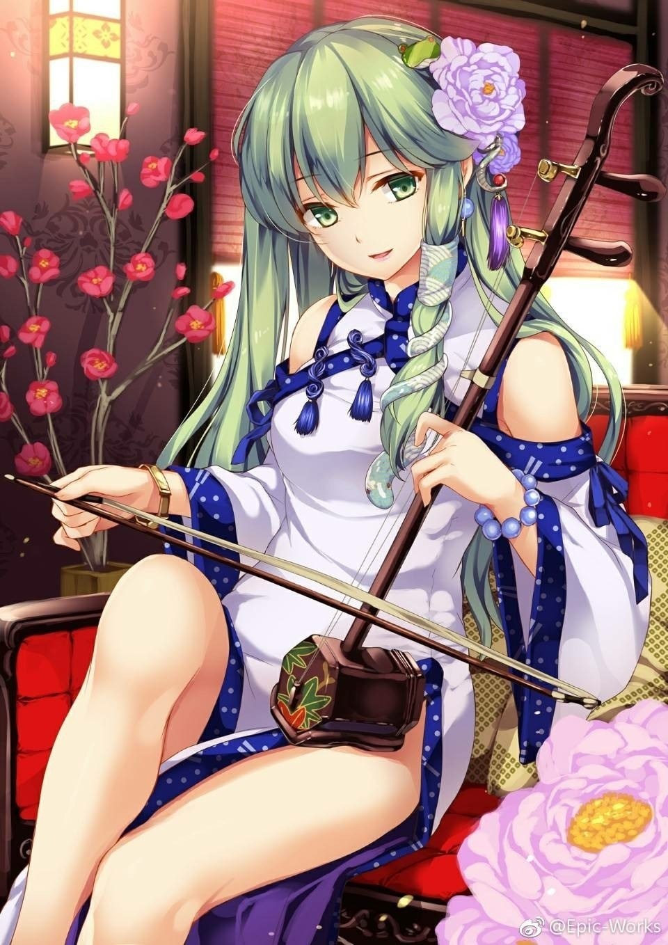 Ding工坊東方project 東風谷早苗雕花特典版1/7 GK - 巴哈姆特