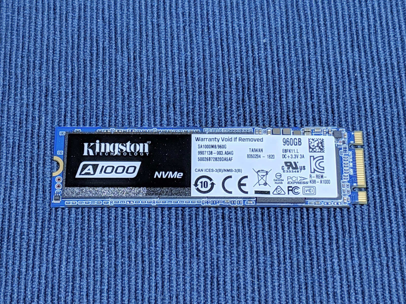 Kingston on sale ssd a1000