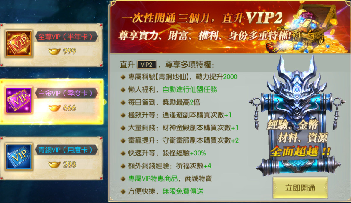 【心得】VIP1、VIP2、VIP4效益分析比較 @焚情訣 哈啦板 - 巴哈姆特