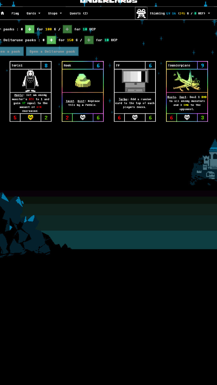 RE:【情報】大家一起來玩Undercards吧！ @Undertale 哈啦板 - 巴哈姆特