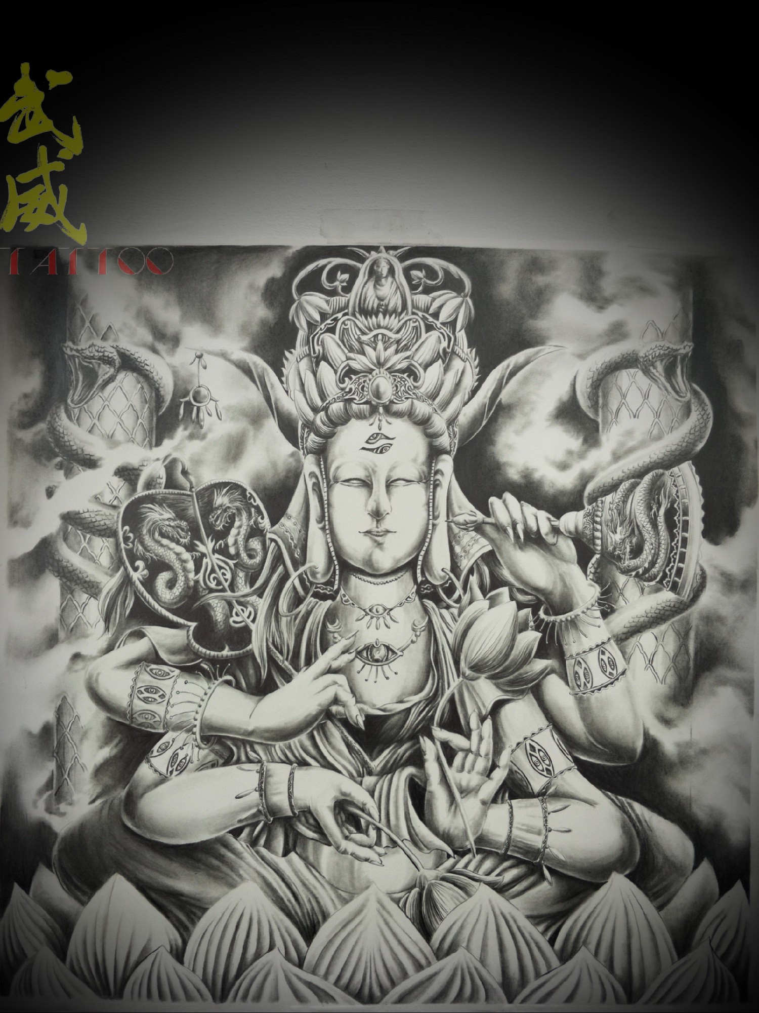 【繪圖】大慈大悲慈孤觀世音菩薩 @還願 哈啦板 - 巴哈姆特