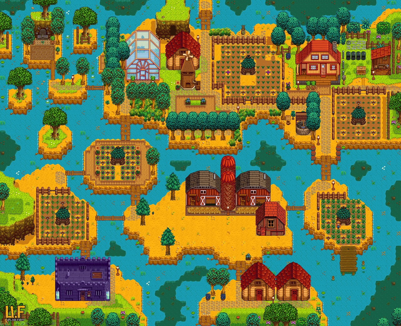 Re 閒聊 農場全景圖生成教學大家來分享自己的農場吧 星露谷物語stardew Valley 哈啦板 巴哈姆特