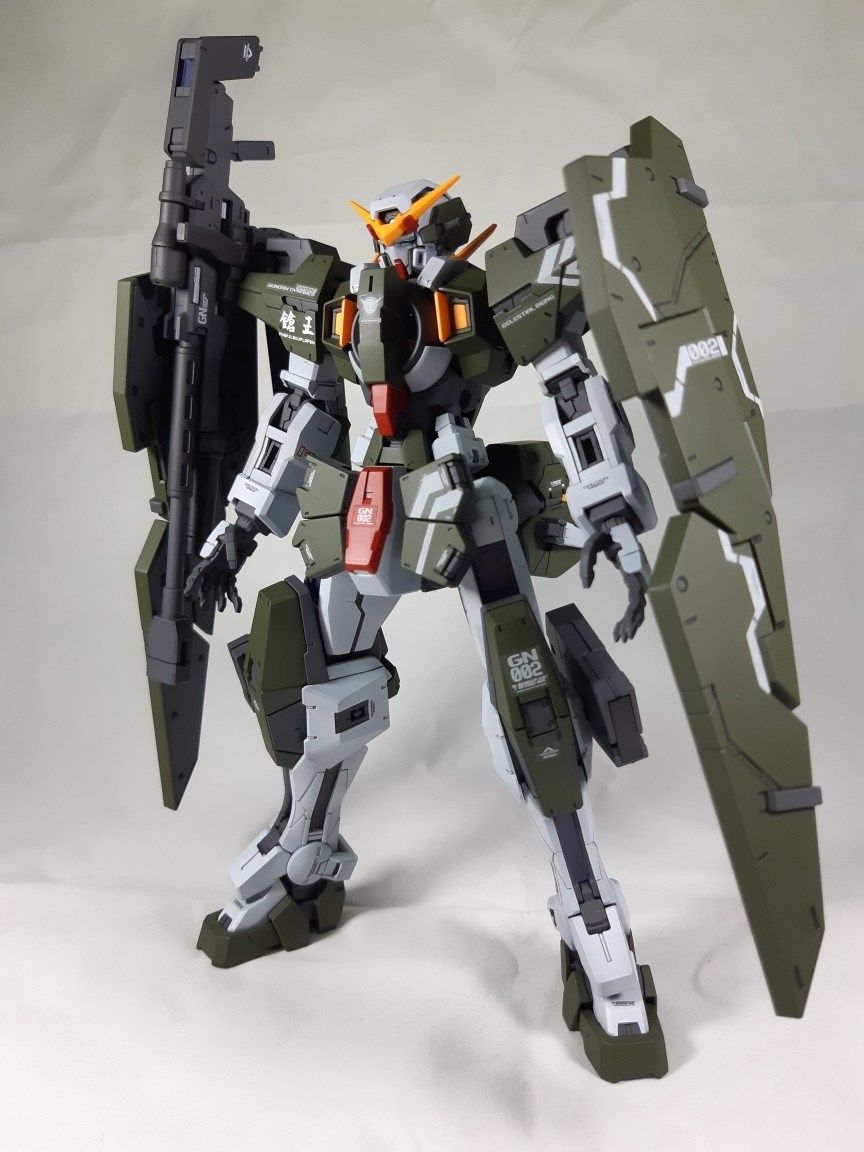 【作品分享】MG 1/100 GN-002 力天使 @模型技術與資訊 哈啦板 - 巴哈姆特